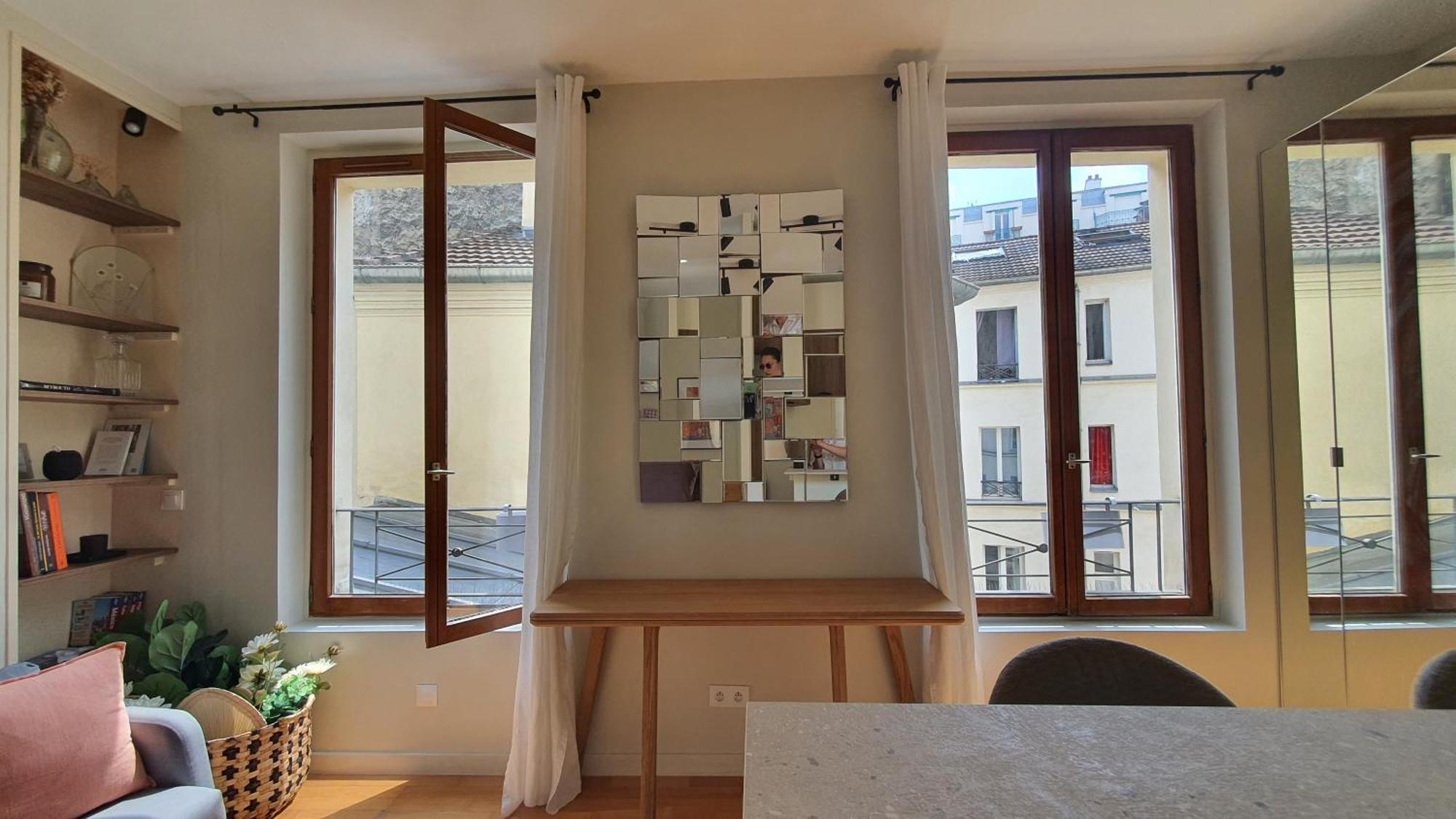 Studio Calme Et Ensoleille Entierement Renove Paris Extérieur photo